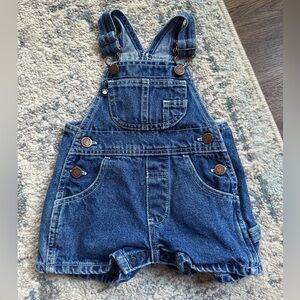Vintage Garanimals Jeans Co Denim Overalls Shorts Infant 12 months